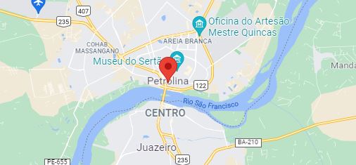Mapa Petrolina